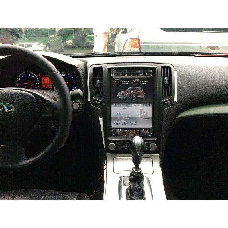 32GB 12.1" Android 7.1 Tesla Style Car GPS Radio For Infiniti G35 G37 2007-2015