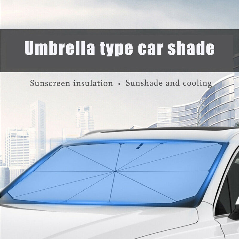 Front Window Cover Visor Sun Shade Umbrella Folding Sunshade Car Windshield