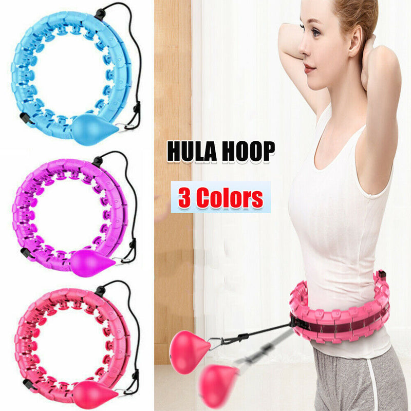 Thin Waist Smart Sport Hoop Detachable Adjustable Circle Exercise Gym Abdominal