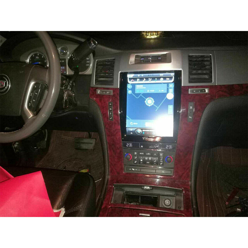 32GB Android 7.1 Tesla Style Screen Car GPS Rdio For Cadillac Escalade 2007-2015