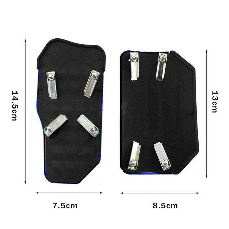Silver Non-Slip Car Automatic Gas Brake Foot Pedal Pad Cover Accessories Kits
