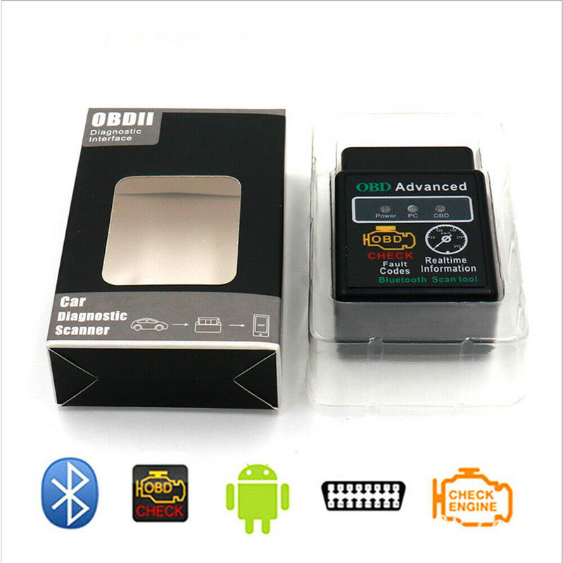 Car Bluetooth OBD2 Code Scanner Reader Automotive Diagnostic Tool OBDII ELM 327