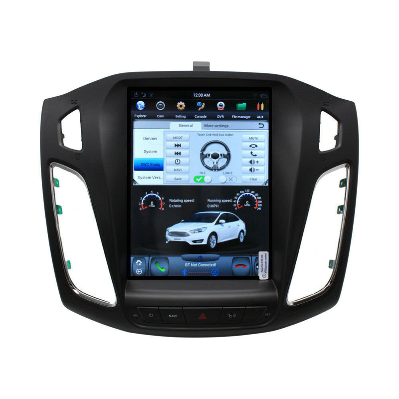 10.4" Android 9.0 Radio Vertical Screen GPS Navi 4+64GB for Ford Focus 2012-2018
