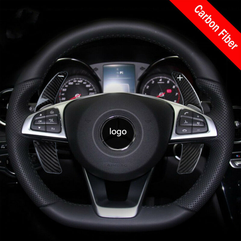 Carbon Fiber Steering Wheel Shift Paddle For Benz CLA CLS GLE LS S SL SLC