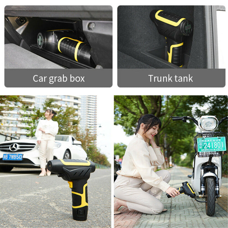 Portable Electric Handheld Digital LED Smart Car Air Pump Compressor Tire Inflat