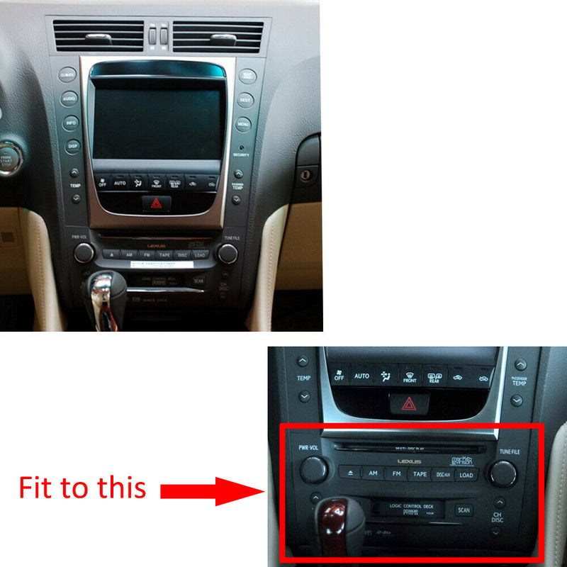 11.8" 2+32GB Vertical Screen Car GPS Radio For Lexus GS300 GS450 GS460 2006-2011