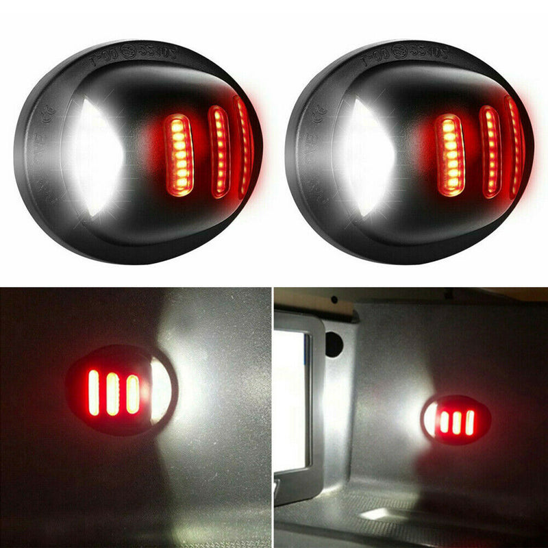1PCS Ford F150 F250 F350 1983-2016 RED SMD Tube LED License Plate Light Tag Lamp