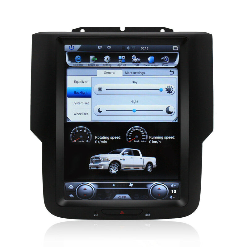 10.4" Tesla Vertical Screen Car Radio GPS Navi For 2017 Dodge Ram 1500 Express
