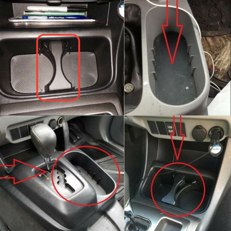 Center Console Cup Holder Separator Insert Divider for TOYOTA TACOMA 2005-2015