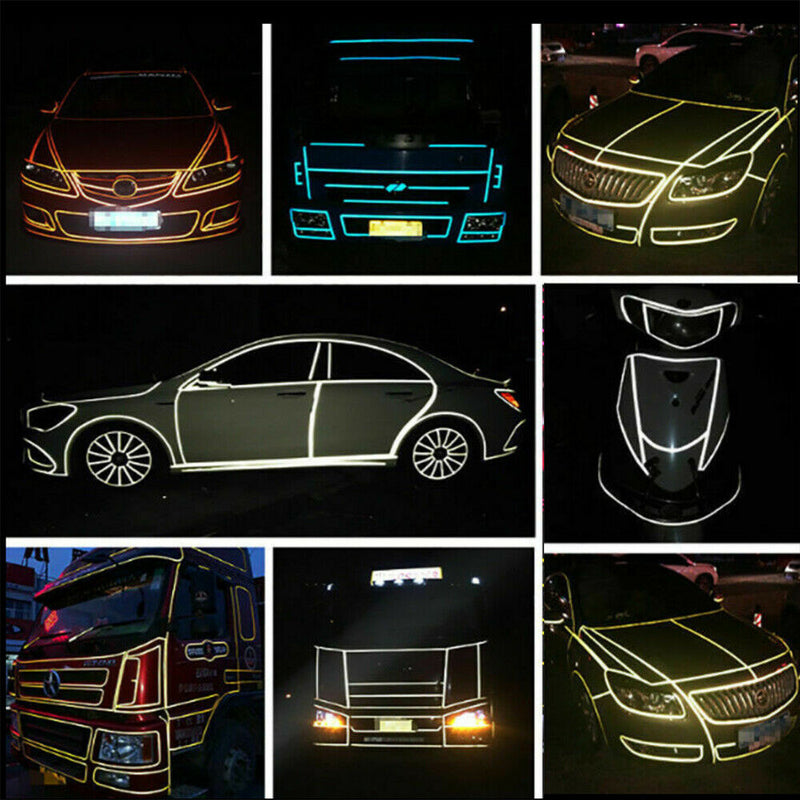 Universal Reflective Sticker Body Stripe DIY Self Adhesive for Car SUV 5cm*5m