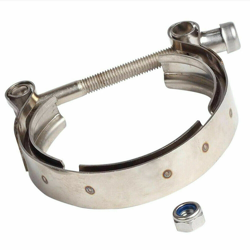 Universal 3" Inch Stainless Steel V-Band Turbo Downpipe Exhaust Clamp Vband