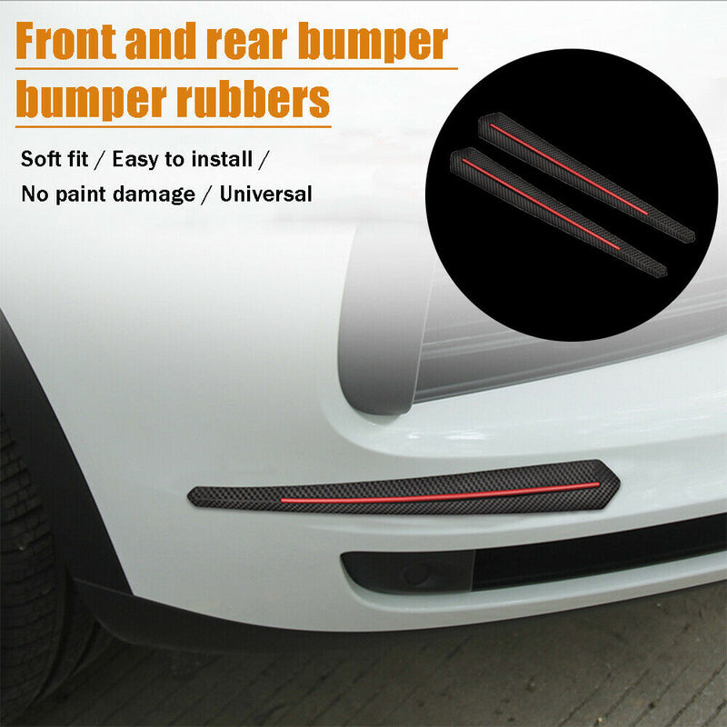 2X Car Bumper Corner Protector Door Guard Cover Anti Scratch Sticker Accessories