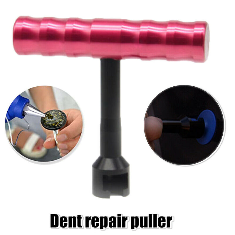 1 Set Car Tabs & T-Bar Puller Lifter Paintless Dent Pit Repair Tool Accessories