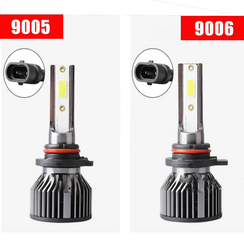 1pcs Universal Combo LED Headlight High Low Beam Bulbs Kit COB 9006 6000LM US
