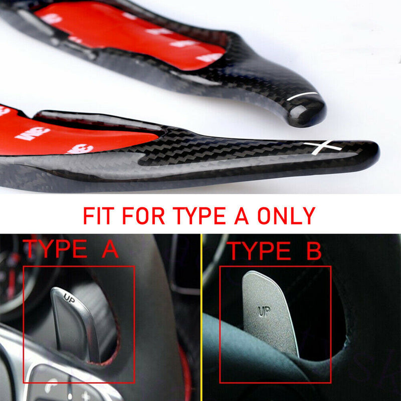 Carbon fiber Steering Wheel Shift Paddle Extension For Benz AMG A45 CLA45 SL63