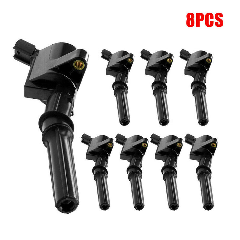 8PCS High Energy Ignition Coil Pack For Ford F150 F250 F550 4.6/5.4L DG511