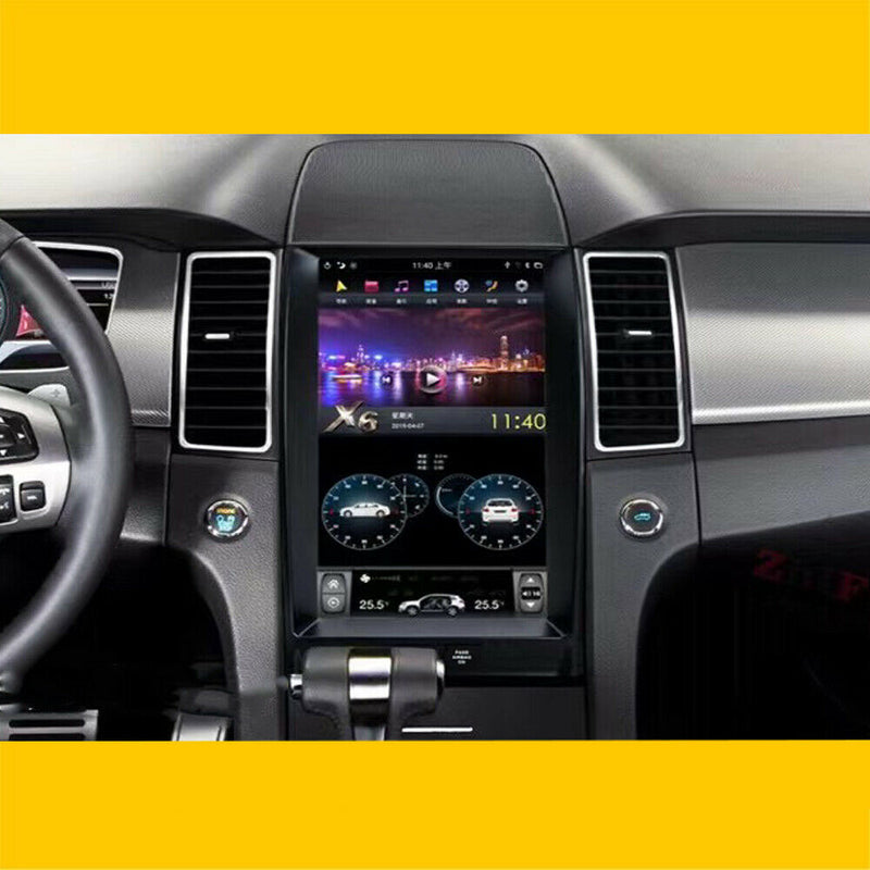 13.6" Android9.0 Vertical Screen GPS Radio For Ford Taurus 2010-2018 w/ Auto A/C