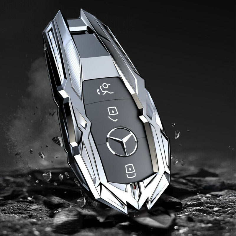 Zinc Alloy Car Key Fob Case Cover Holder For Benz A C E G S M Class GLA CLA GLC