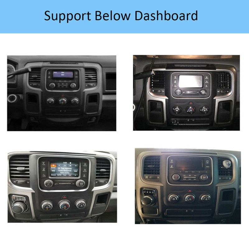 64GB 10.4" Tesla Vertical Screen Car GPS Radio For Dodge Ram 1500 2500 2013-2019