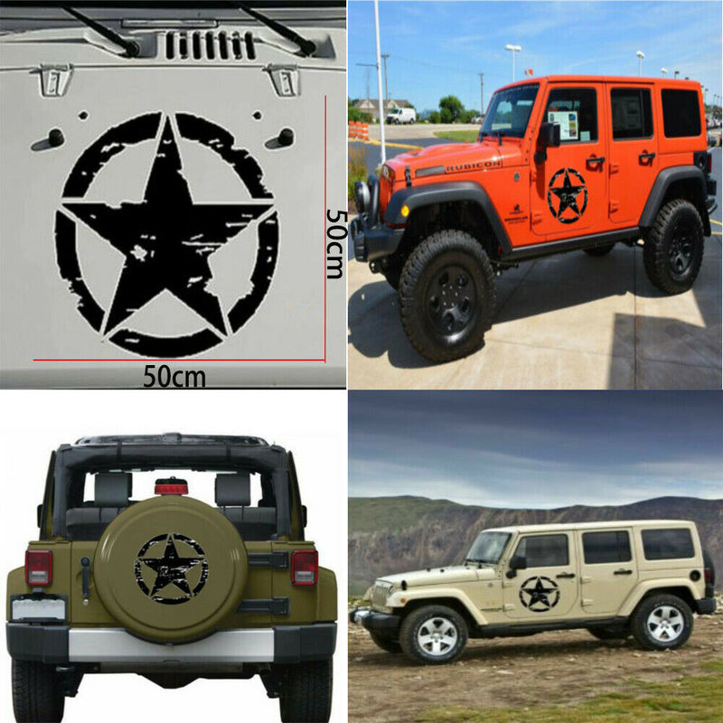 US Army Star Decal Door Vinyl Sticker American Armed Forces Military V6
