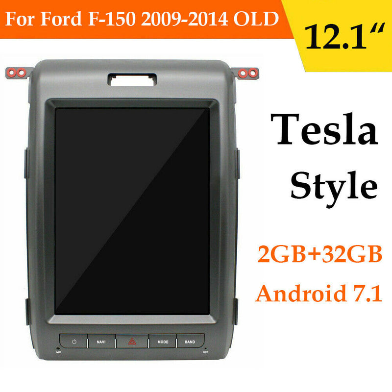 12.1" Android 7.1 Tesla Style Car Dash Radio GPS 2+32GB For Ford F-150 2009-2014