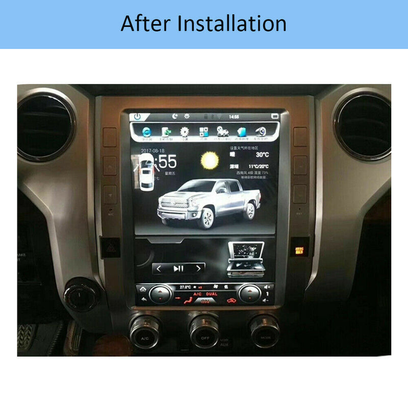 Tesla Vertical Screen Car Radio GPS for Toyota Tundra 2014 2015 2016 2017 2018