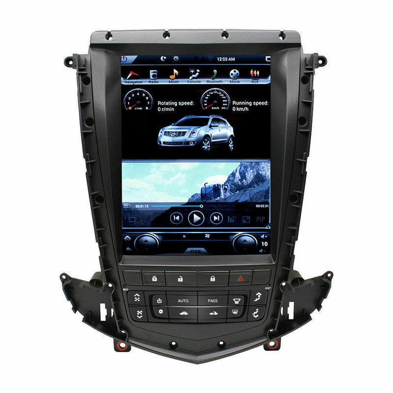 10.4" Android 9.0 Tesla Vertical Screen Car GPS Radio For Cadillac SRX 2009-2012