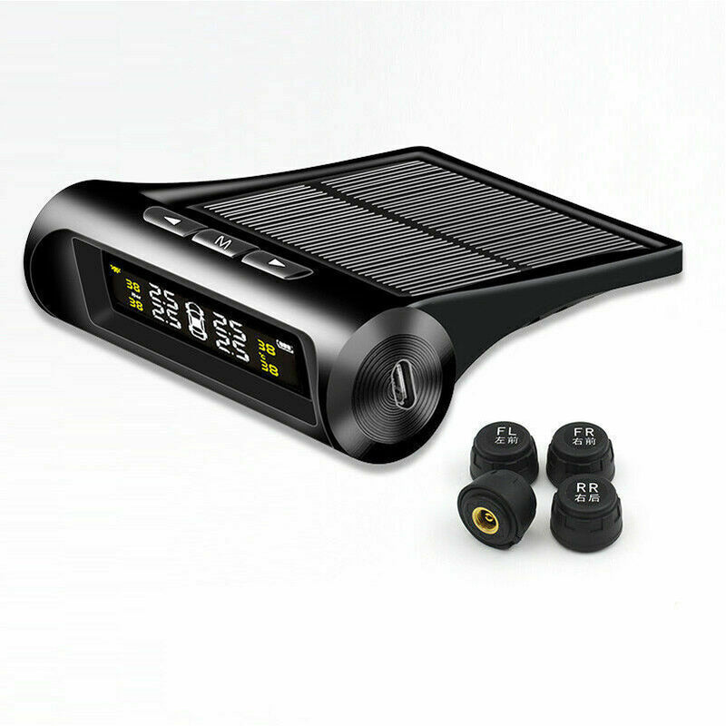 Car Wireless TPMS Tire Pressure Monitor System+4 Sensors LCD Display For Opel CY