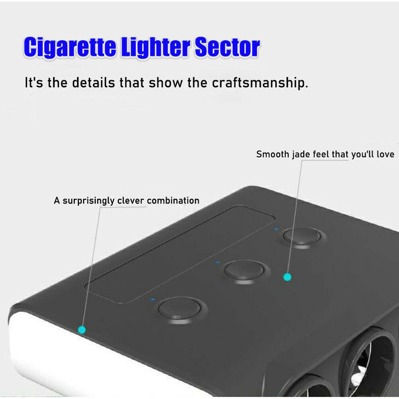 100W Car Cigarette Lighter Outlet Power Adapter Socket Splitter USB Charger