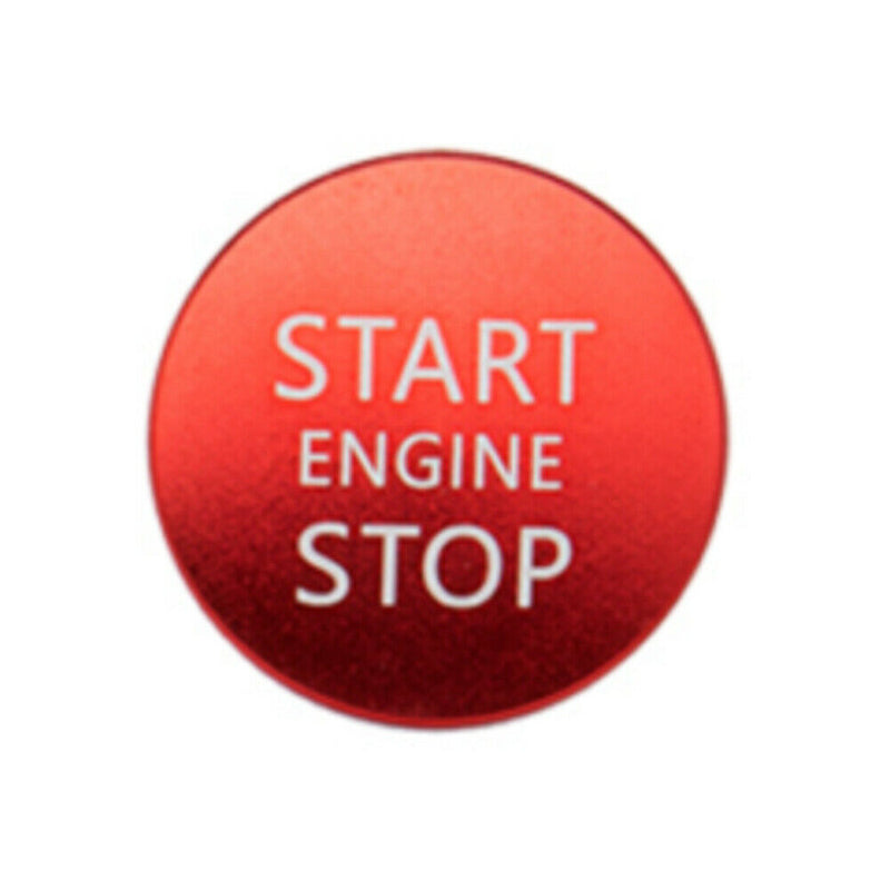 Engine Start Stop Switch Button Ring Cover Trim Accessories For Ford F150 Blue