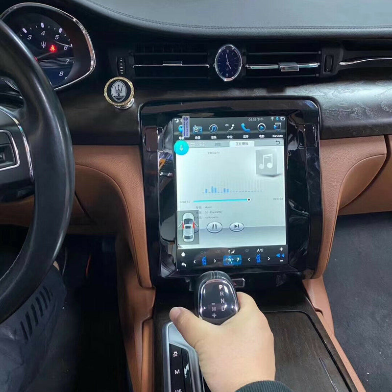 4+64GB Radio Tesla Vertical Screen Car GPS For Maserati Quattroporte 2013-2017