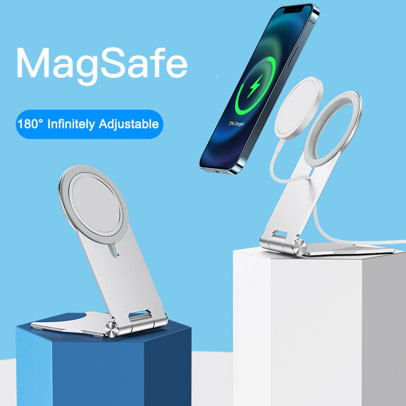 MagSafe Magnetic Wireless Fast Charger Stand Mount For iPhone 12 Series