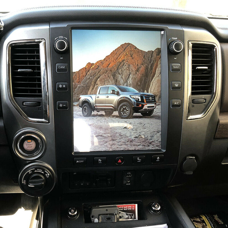 12.1” Android9.0 Vertical Screen GPS Navigation Radio for Nissan Titan 2016-2019