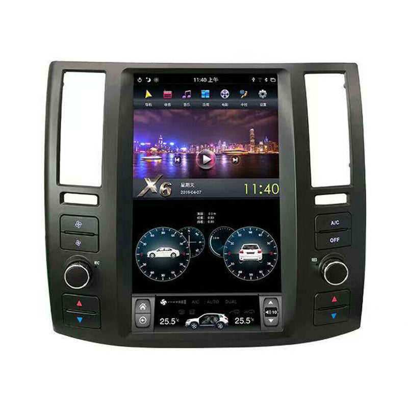 Android9.0 Radio Vertical Screen Car GPS Stereo for Infiniti FX35 FX45 2004-2008