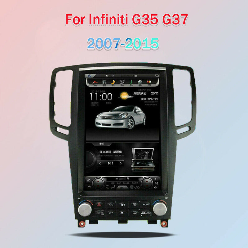 12.1" Android9.0 Vertical Screen Navigation Radio For Infiniti G35 G37 2007-2015