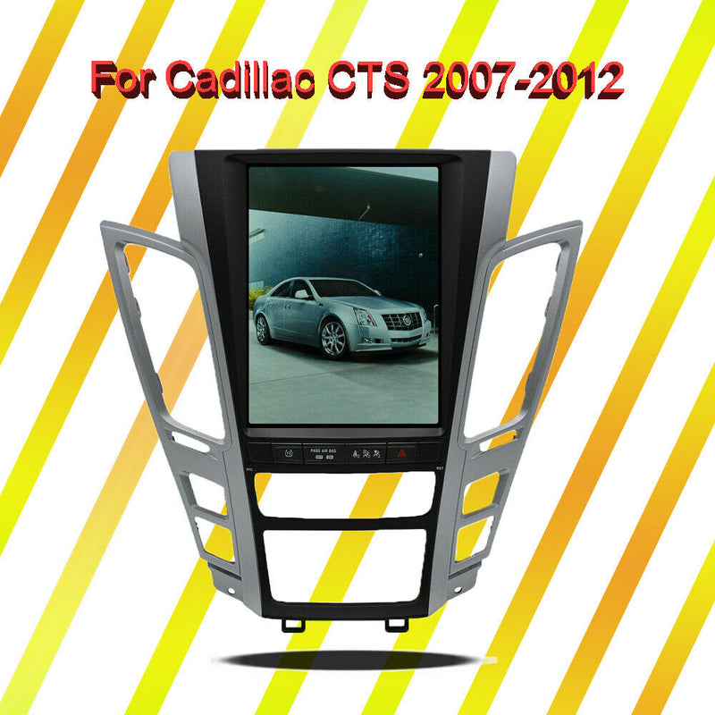 10.4" 4+32GB Vertical Screen Car Radio GPS Navigation For Cadillac CTS 2007-2012
