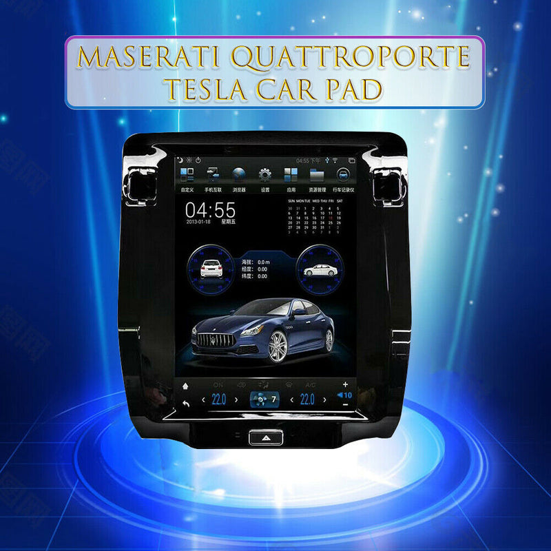 4+64GB Radio Tesla Vertical Screen Car GPS For Maserati Quattroporte 2013-2017