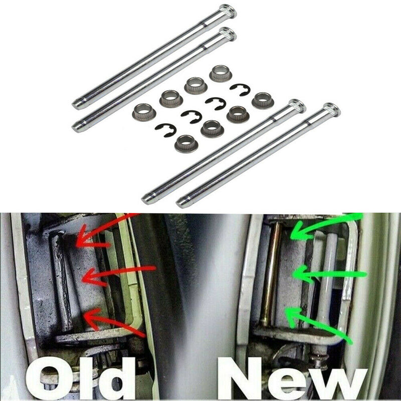 Car Pickup Chevy S10 & GMC S15 Car Door Hinge Pins Pin Bushing Kit US 2 DOOR