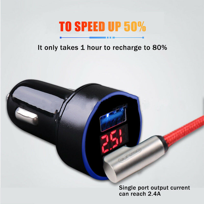 USB Type-C Car Charger 45W PD Fast Charge Adapter For iPhone 12 Pro Max Samsung