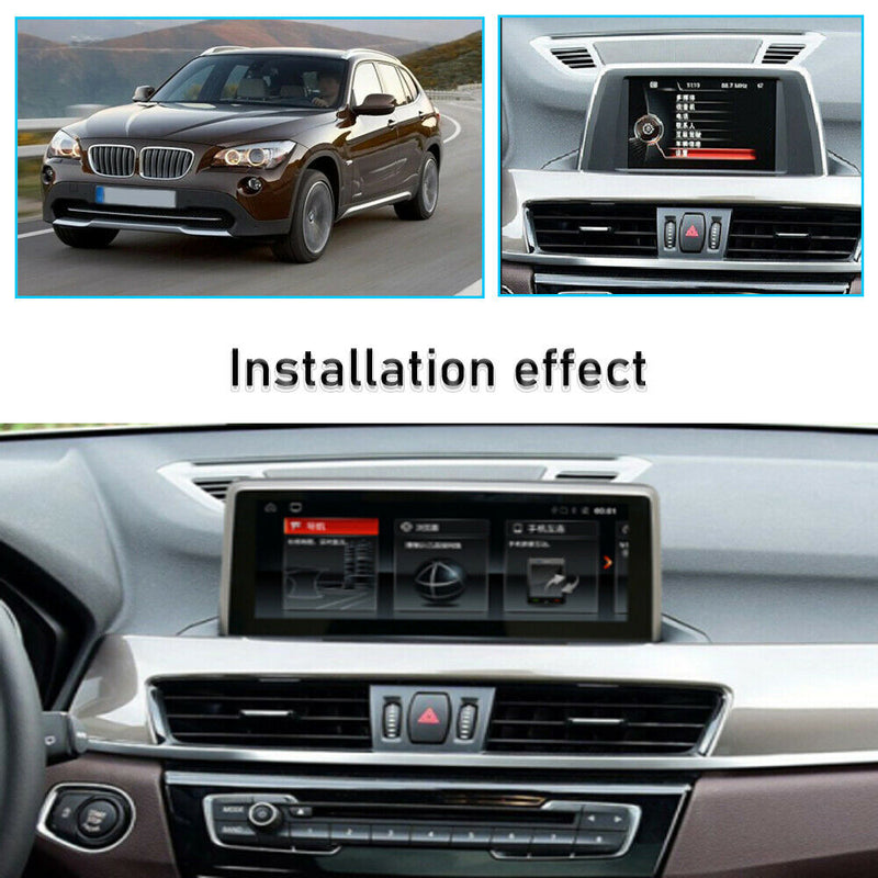 4+32GB Car Radio GPS Wifi Stereo Navigation Horizontal Screen For BMW X1 13-16