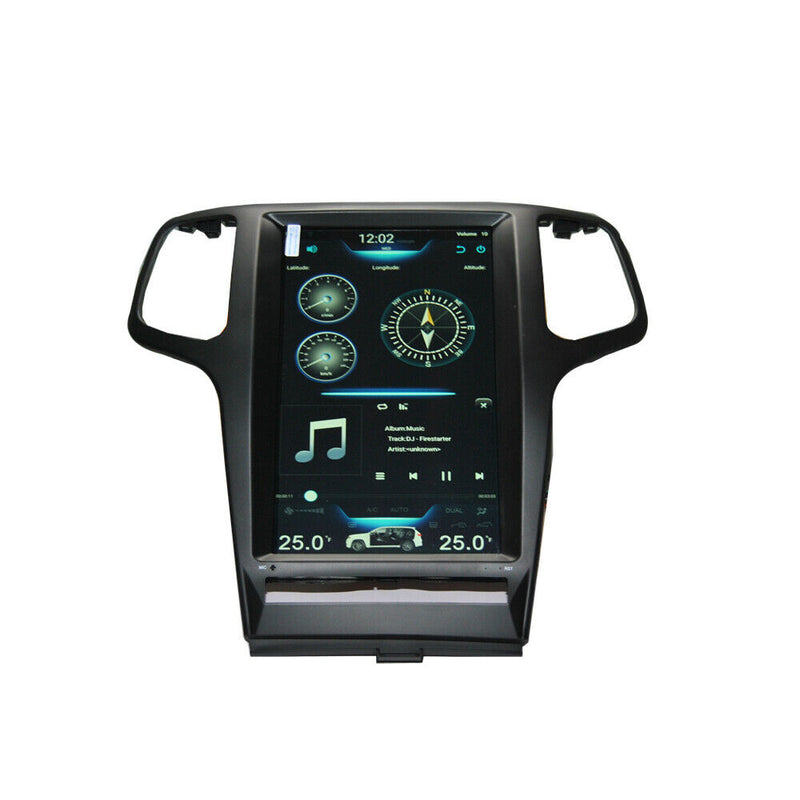 Android 9.0 Radio Vertical Screen GPS Carplay For Jeep Grand Cherokee 2011-2013