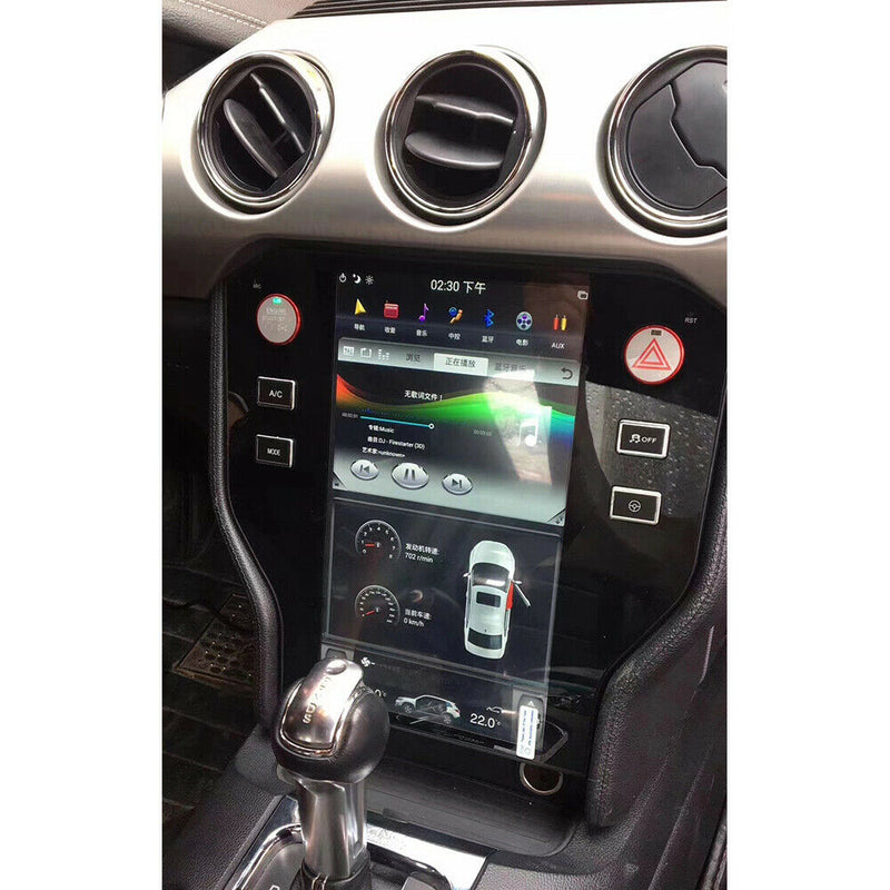 4+64GB Android 9.0 Vertical Screen Carplay GPS Radio For Ford Mustang 2013-2018