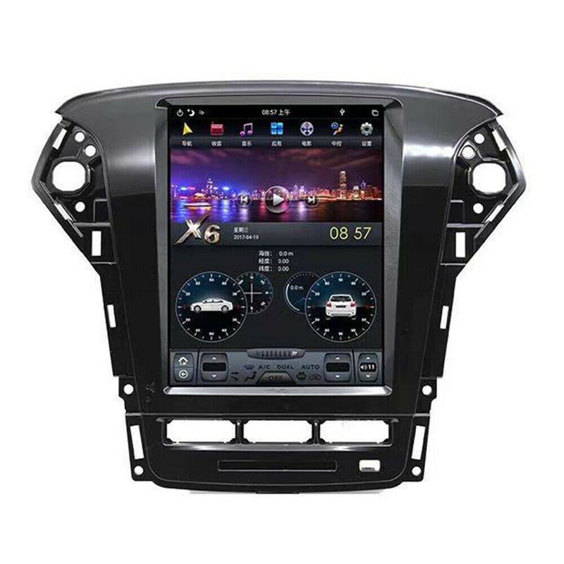 Android 9.0 Tesla Vertical Screen GPS Navigation Radio For Ford Mondeo 2010-2013