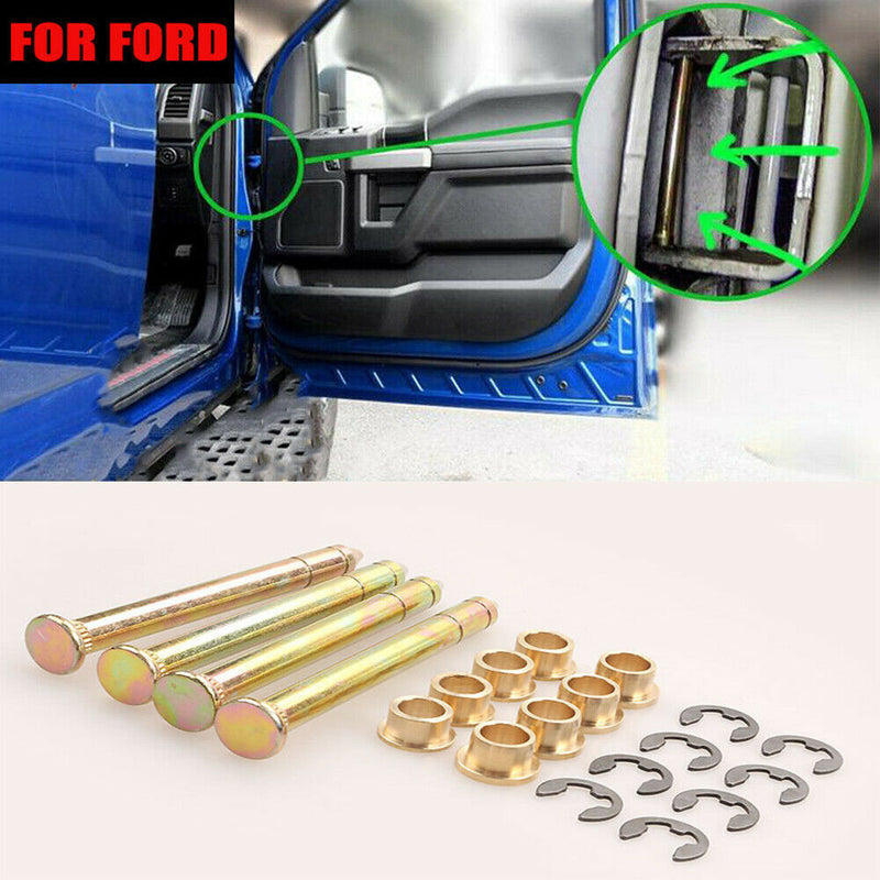 New Durable Door Hinge Pins Pin Bushing Kit For Ford F150 F250 F350 Bronco US
