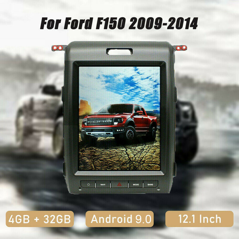 12.1" Android 9.0 Vertical Screen GPS Navigation Radio For Ford F150 2009-2014