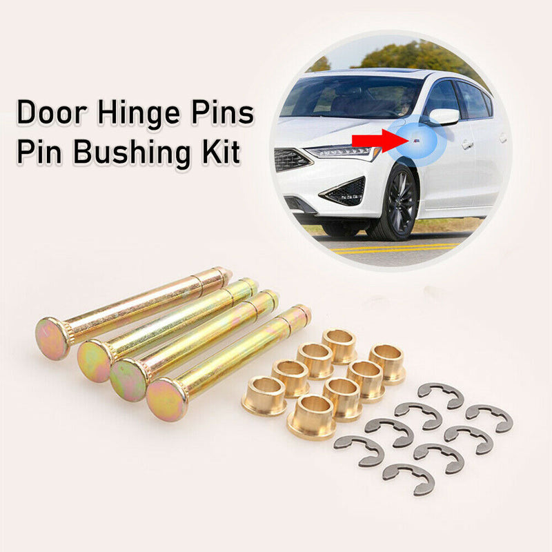 New Durable Door Hinge Pins Pin Bushing Kit For Ford F150 F250 F350 Bronco US
