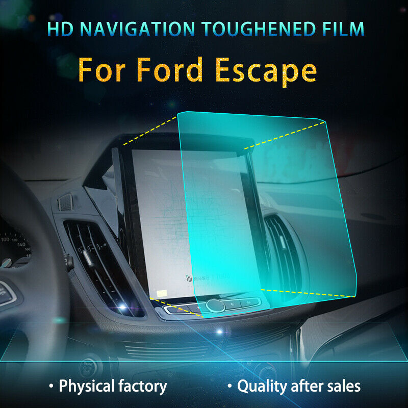 9H Tempered Glass Screen Protector Film Car GPS Navigator For Ford Escape