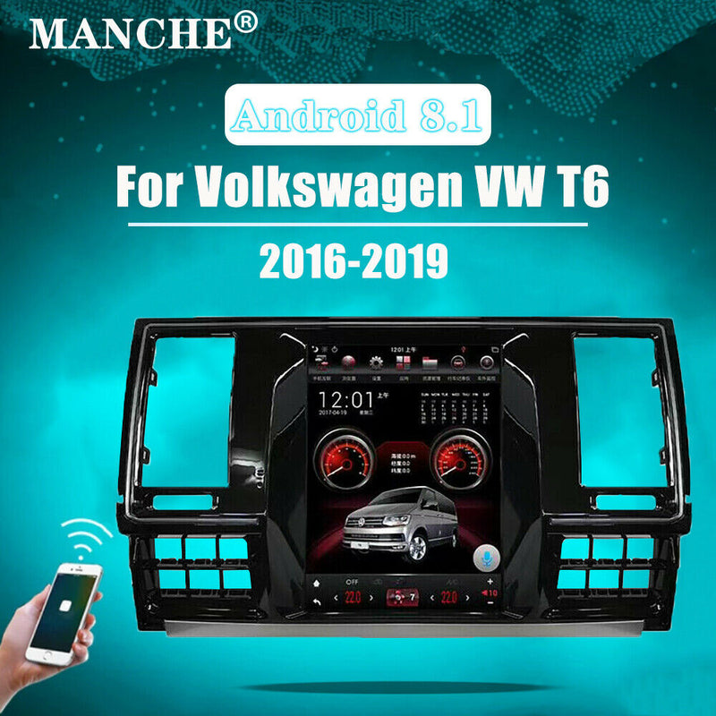 4+64B Feature-rich Head-turning Vertical Screen For Volkswagen VW T6 2016-2019