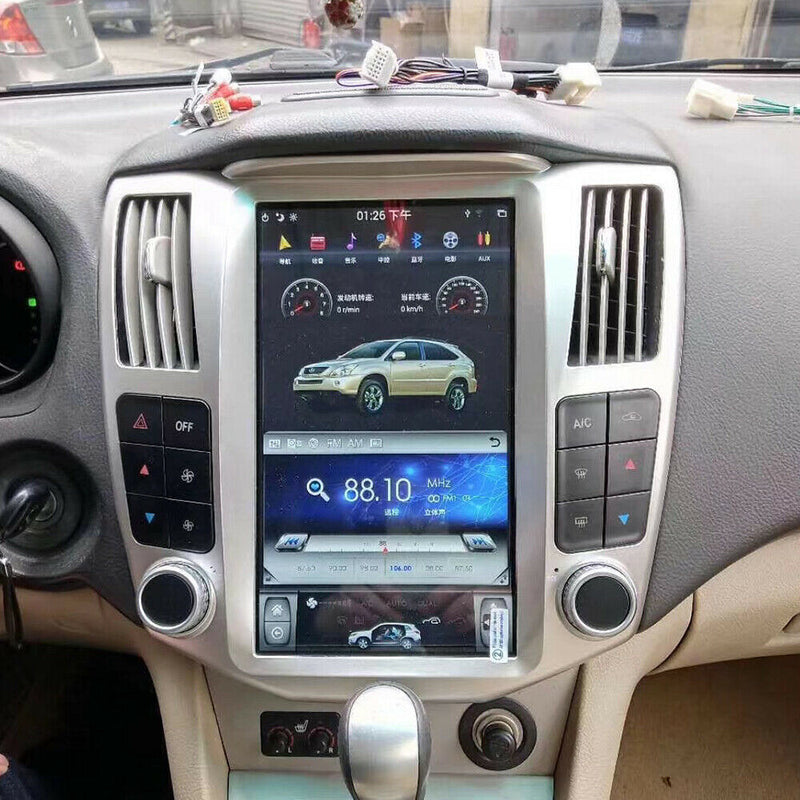 11.8" 4+32GB Radio Tesla Vertical Screen Car GPS Android 9.0 For Lexus RX300