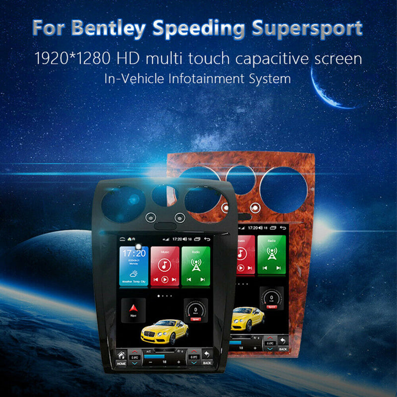 12.1" Android 10.0 Radio Vertical Screen GPS for Bentley Flying Spur 2005-2012